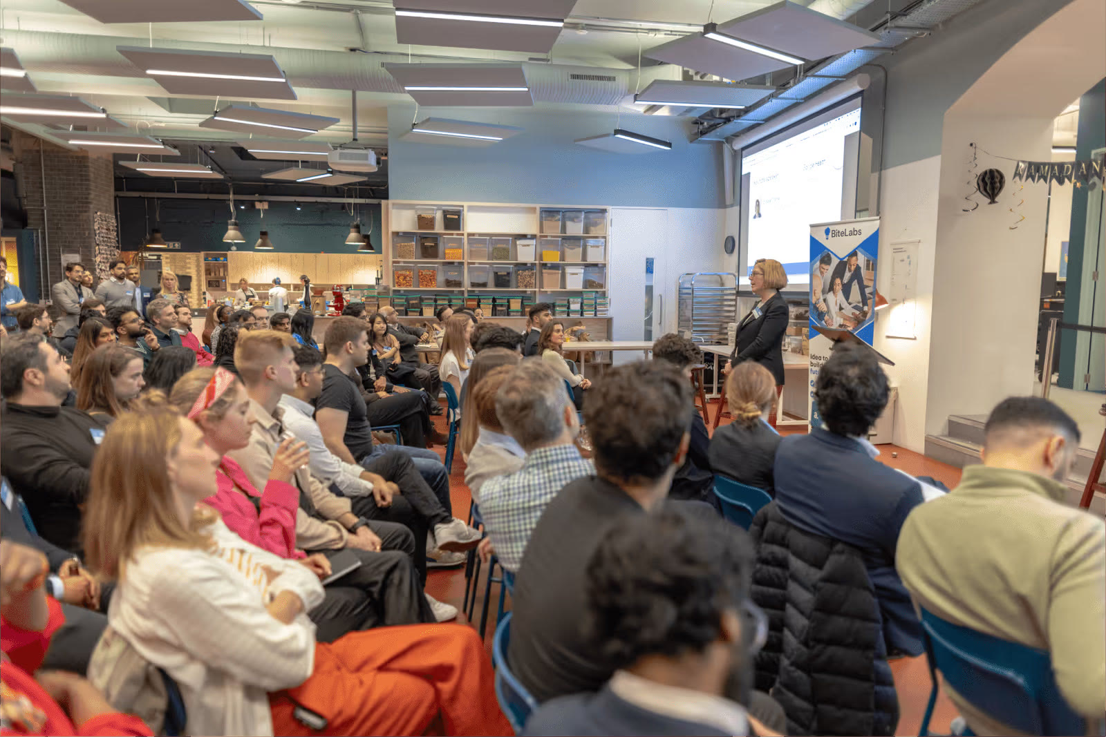 Medical and healthtech learners attending a BiteLabs teaching session